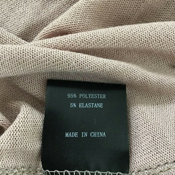 UDEAR Women's Pink Knitted V-Neck High Low Hem Casual Tank Top Size 2XL - Picture 10 of 10